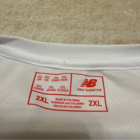 NWT NEW BALANCE 2018 ATLETICO JUNIOR DE BARRANQUILLA JERSEY COLOMBIA 2XL - Picture 6 of 10